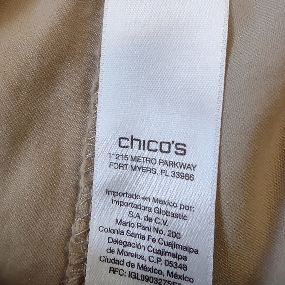 Chico's Tan Pants with Adjustable Hem Size 14 - Picture 12 of 13